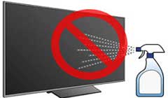 شکل 2 -چگونگی تمیز کردن تلویزیون
